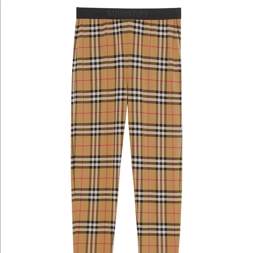 Burberry Womens Vintage Check Leggings worn once